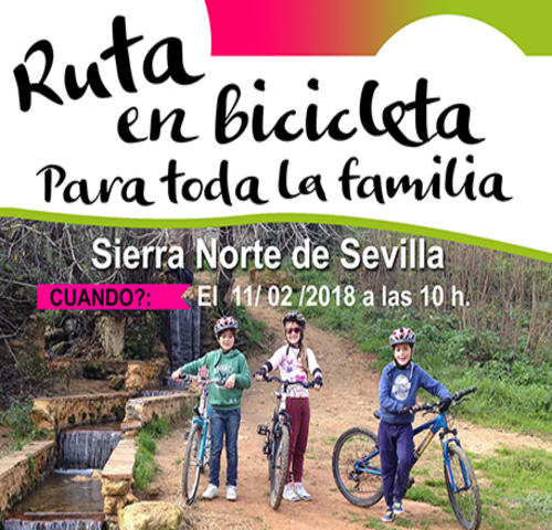 Ruta en bicicleta para niños y toda la familia en Sevilla